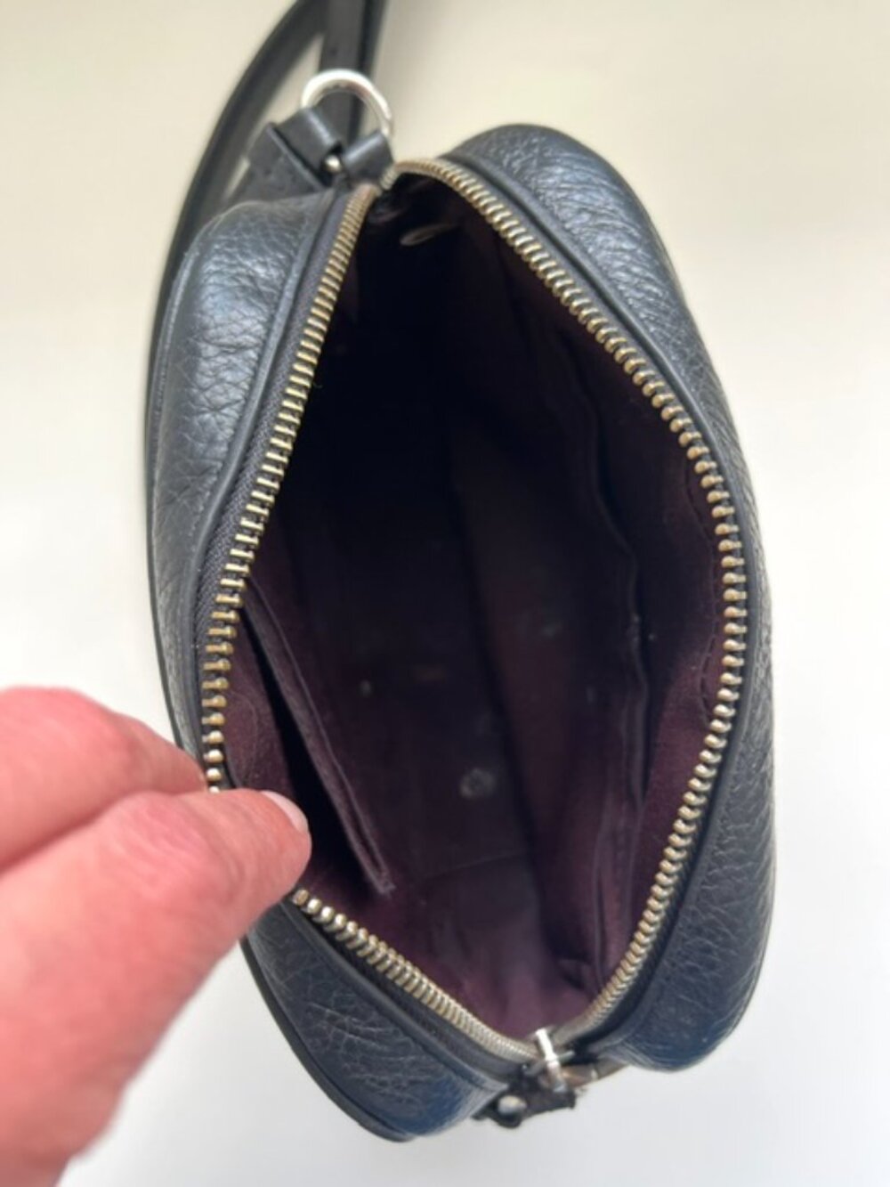 Coach Mini Jamie Camera Bag in Black Pebbled Leather - Picture 8 of 8